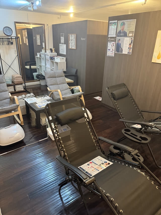 店内の様子（リクライニングチェア）